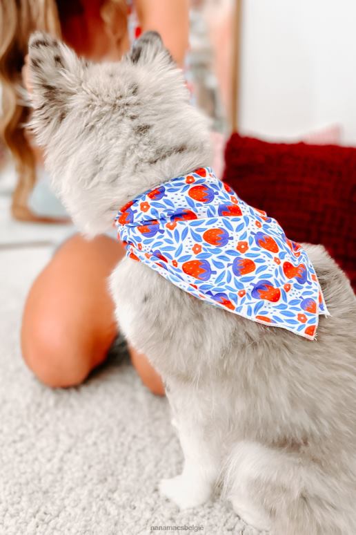 aardbei originele bedrukte haar- of hondenbandana NanaMacs HPTT1550