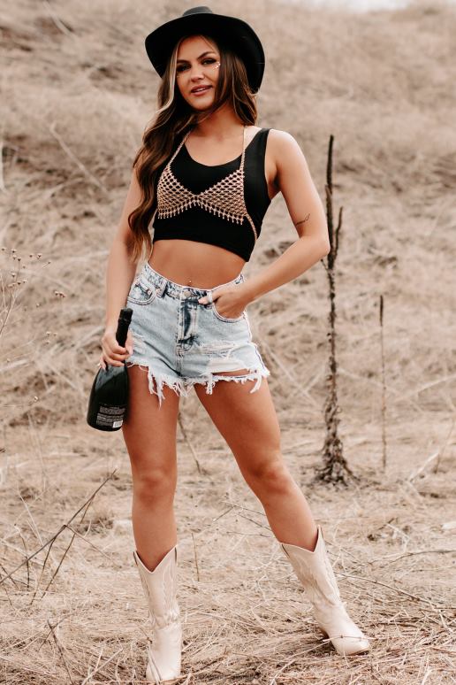 goud esmerelda gebloemde lichaamsketting NanaMacs HPTT4065