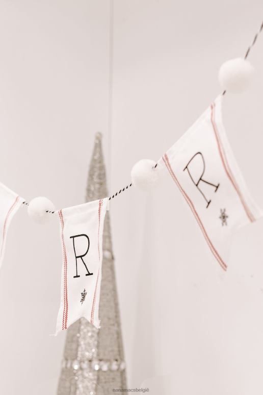 zwart wit vrolijke banner pom string slinger NanaMacs HPTT4550