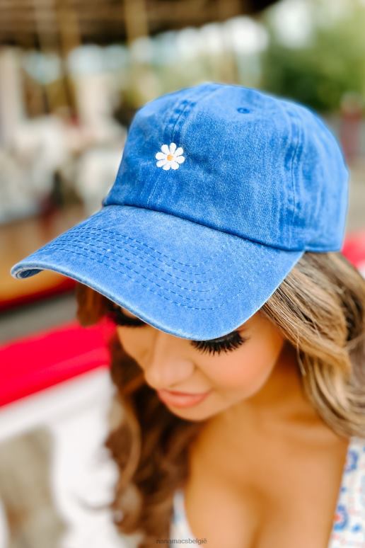 Koninklijk mijn kleine bloem madeliefje geborduurde baseballpet NanaMacs HPTT4485