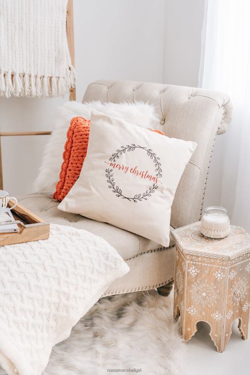 kerst krans vrolijk kerstmiscanvas sierkussen NanaMacs HPTT4556