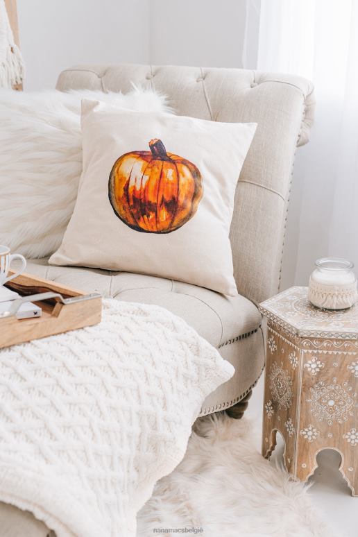 pompoen pompoen canvas sierkussen NanaMacs HPTT4559