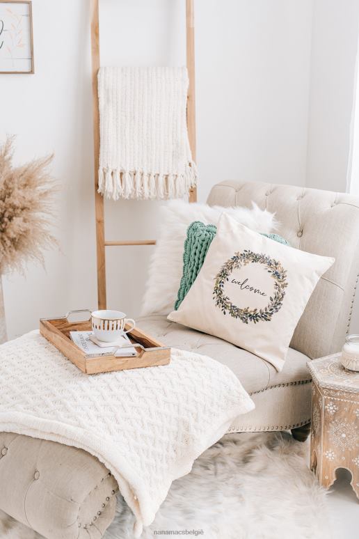 welkom welkomstkrans canvas sierkussen NanaMacs HPTT4557