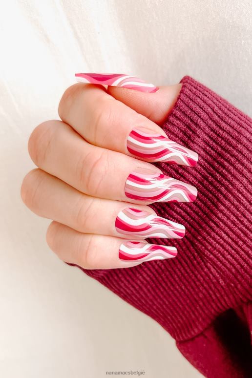 naakt/multi klauwt een minuut kunstnagelset uit NanaMacs HPTT4535