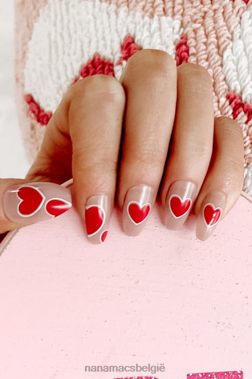 rood love is in the air one minute valse nagel kit NanaMacs HPTT4537