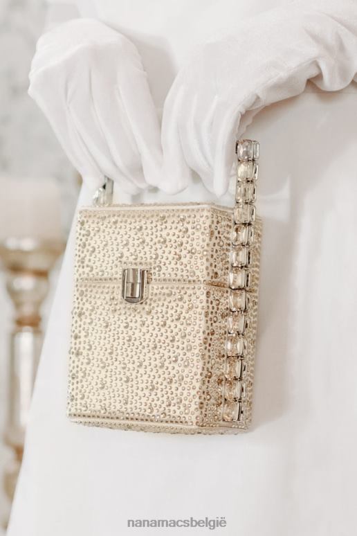 goud klaar om beroemde rechthoekige strass-clutch te worden NanaMacs HPTT4498