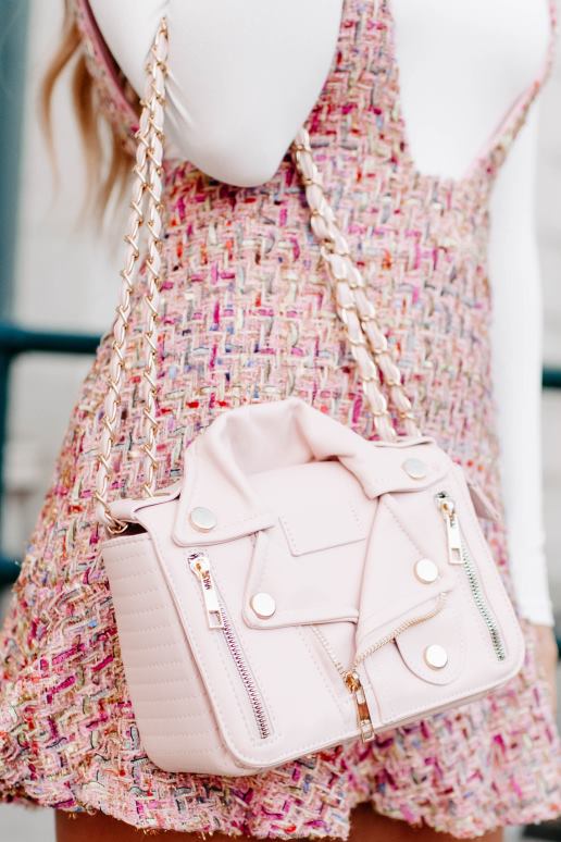 roze moto madness jas geïnspireerde schoudertas NanaMacs HPTT4524