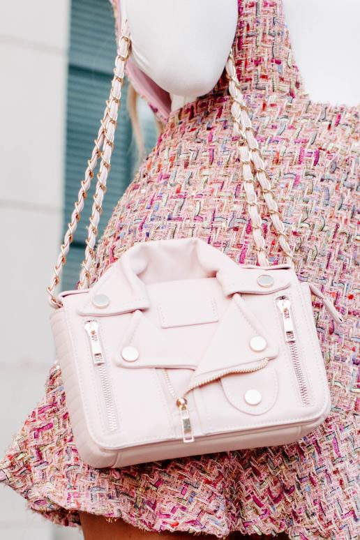 roze moto madness jas geïnspireerde schoudertas NanaMacs HPTT4524