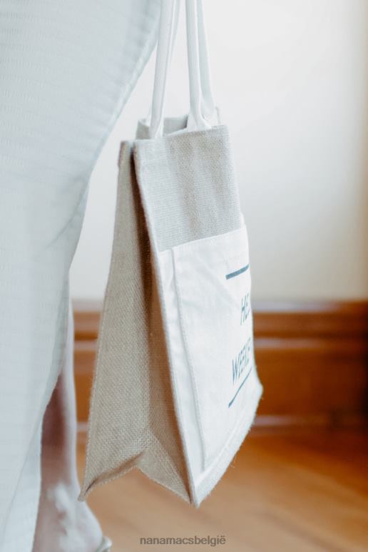 wit Hallo weekend Twijn draagtas NanaMacs HPTT4517