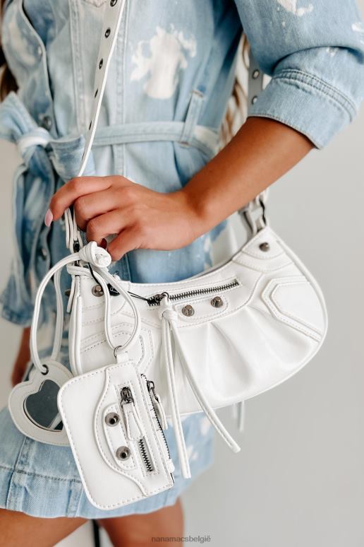 wit rijg je langs een portemonnee van kunstleer NanaMacs HPTT4493