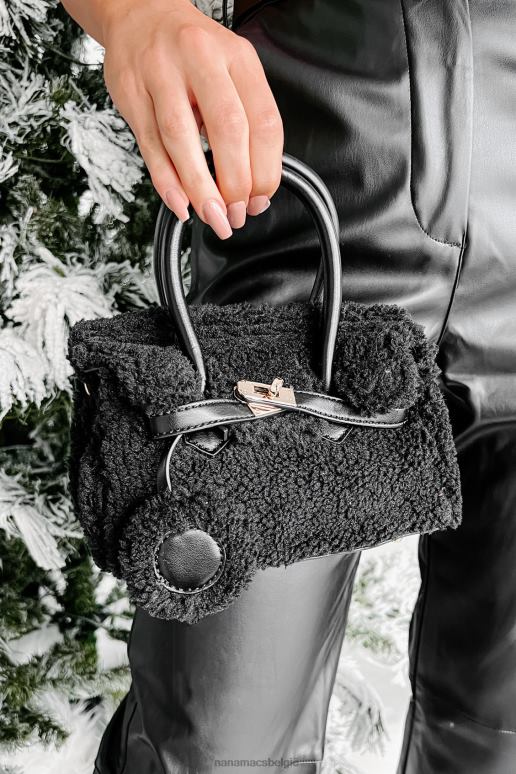 zwart kleine schattige teddy crossbody NanaMacs HPTT4521