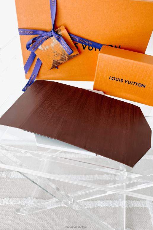 donker hout magnetische zonnebrilhouder van imitatiehout NanaMacs HPTT4447