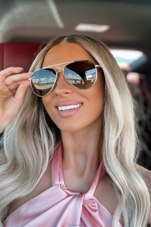 goud bruin ready to ride gepolariseerde pilotenzonnebril NanaMacs HPTT3560