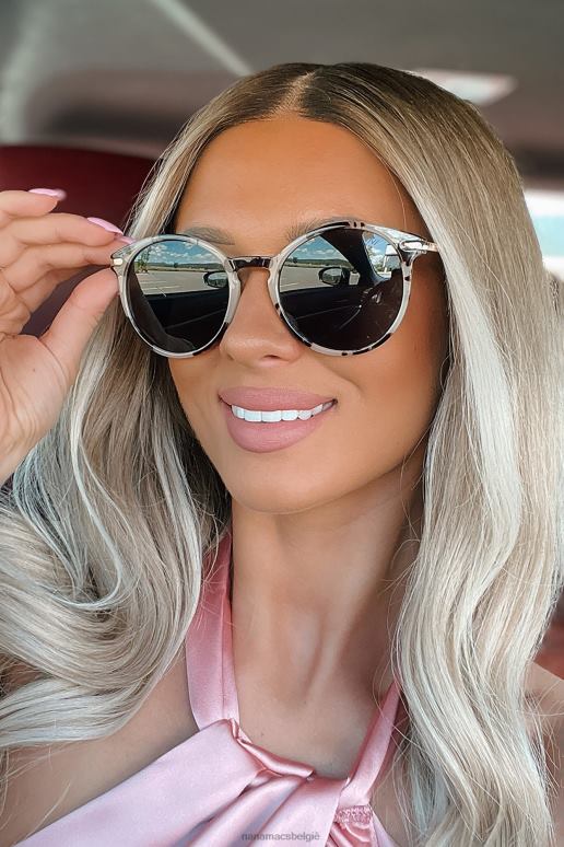 java schildpad/zwart don't look now ronde zonnebril met tortoise montuur NanaMacs HPTT3561