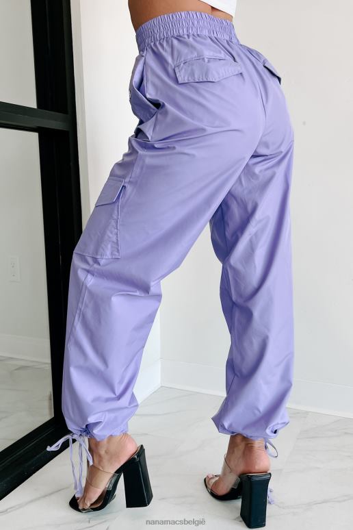 lavendel California cruising nylon cargobroek NanaMacs HPTT3060