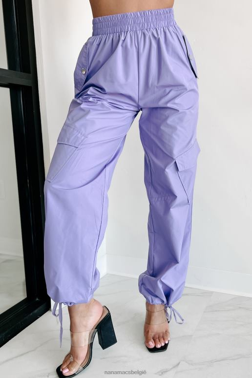 lavendel California cruising nylon cargobroek NanaMacs HPTT3060