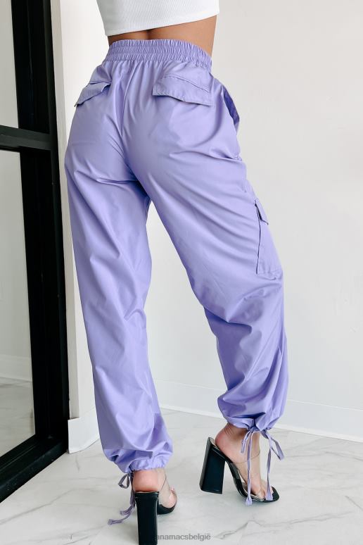 lavendel California cruising nylon cargobroek NanaMacs HPTT3060