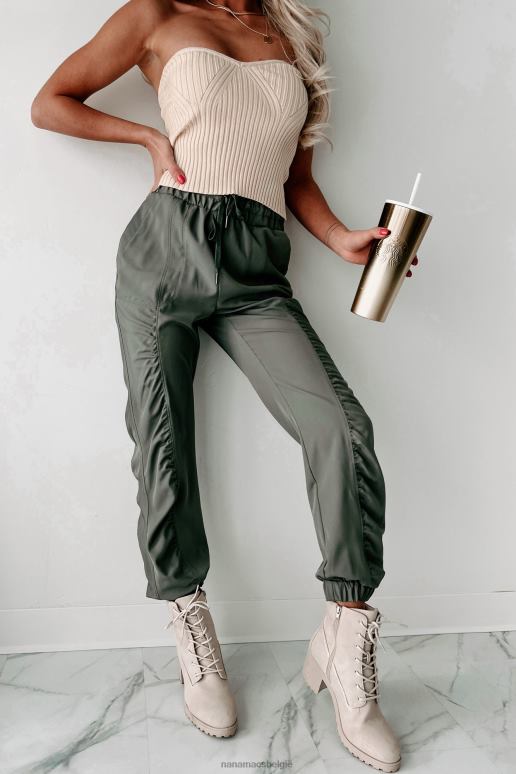 olijf catch me up ruched joggers NanaMacs HPTT3088