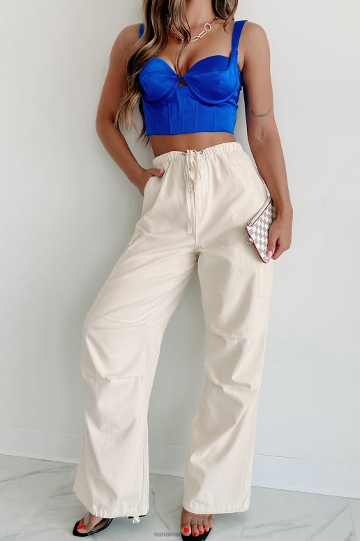 room aan het werk gaan met een cargobroek met trekkoord NanaMacs HPTT3131