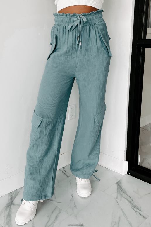 wintertaling gwendolyn hoog getailleerde linnen broek NanaMacs HPTT3093