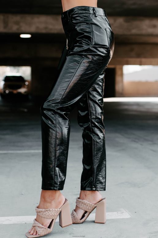 zwart einde discussie plooibroek met rechte pijpen NanaMacs HPTT3121