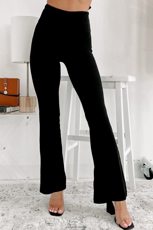 zwart late uitlopende yogabroek NanaMacs HPTT3056