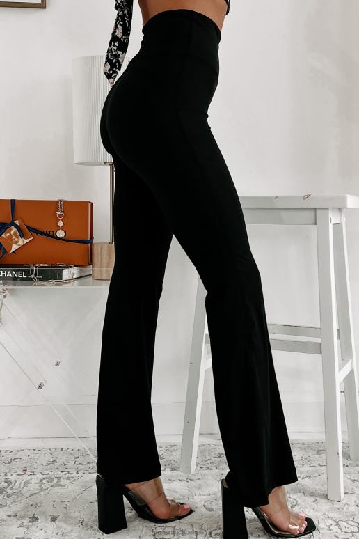 zwart late uitlopende yogabroek NanaMacs HPTT3056