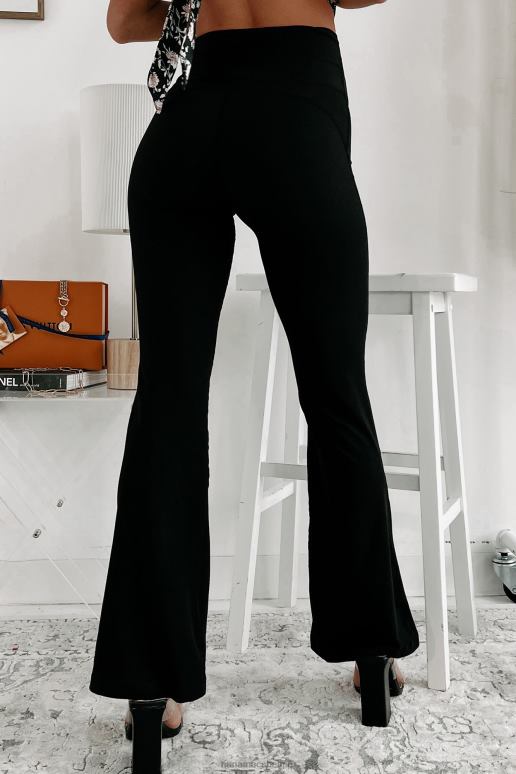 zwart late uitlopende yogabroek NanaMacs HPTT3056