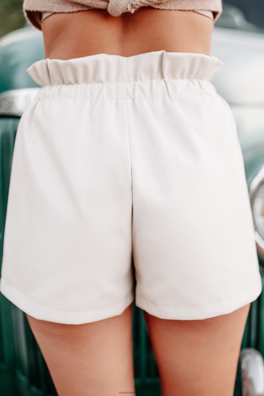 beige wat je bewondert faux lederen shorts NanaMacs HPTT2832