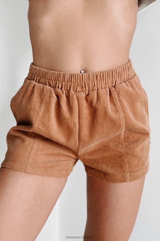 bruine suiker aanvaardbare compromis corduroy shorts NanaMacs HPTT2813