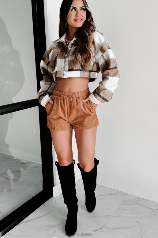 bruine suiker aanvaardbare compromis corduroy shorts NanaMacs HPTT2813
