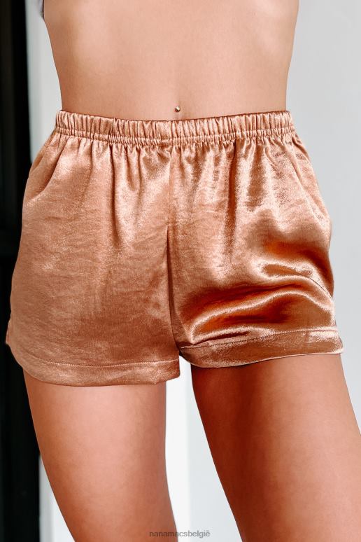 bruine suiker het verschil kennen satijnen korte broek NanaMacs HPTT2829