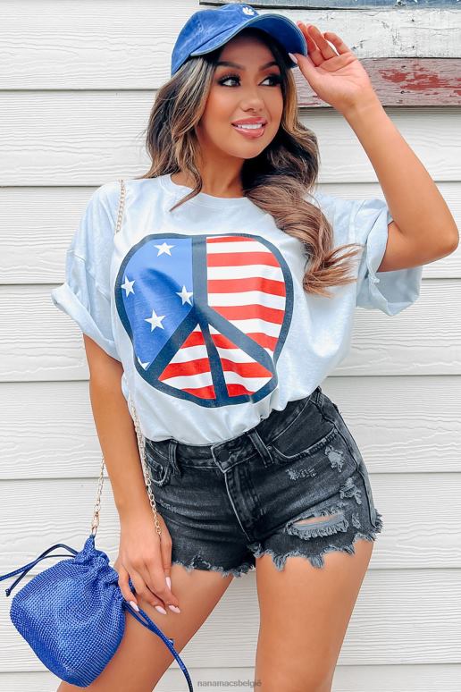 gewassen zwart supercharged short met hoge taille en verontruste schulpzoom NanaMacs HPTT2997