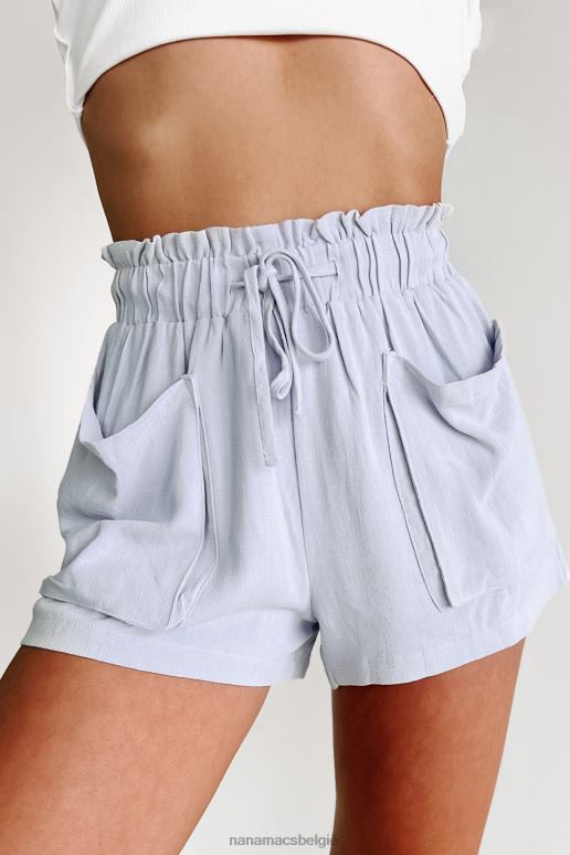 lila bedoeld als korte broek met trekkoord NanaMacs HPTT2804