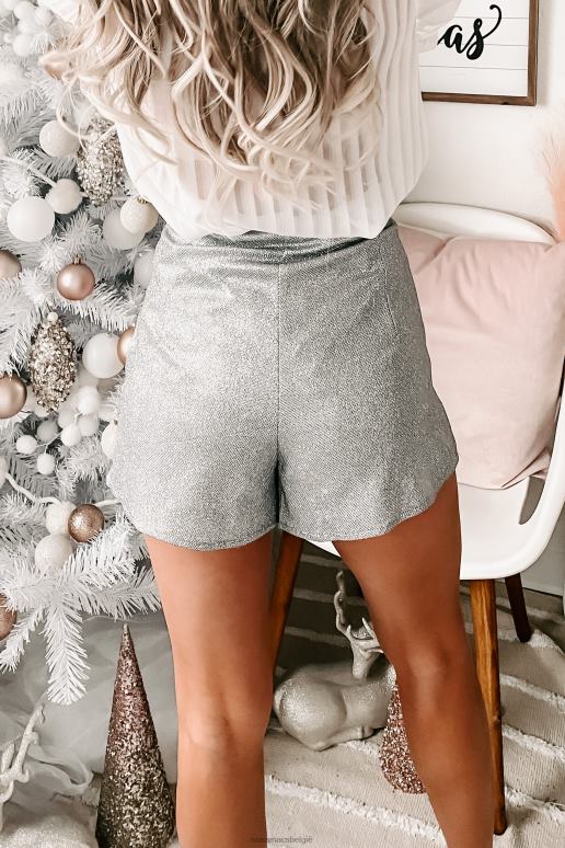 zilver denkend aan liefde sprankelende shorts NanaMacs HPTT2977