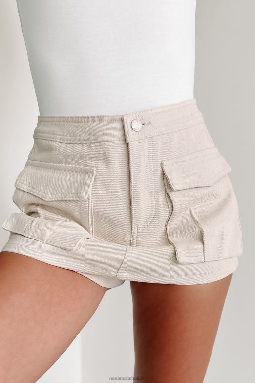 ecru stel je die cargozak-skort voor NanaMacs HPTT2735