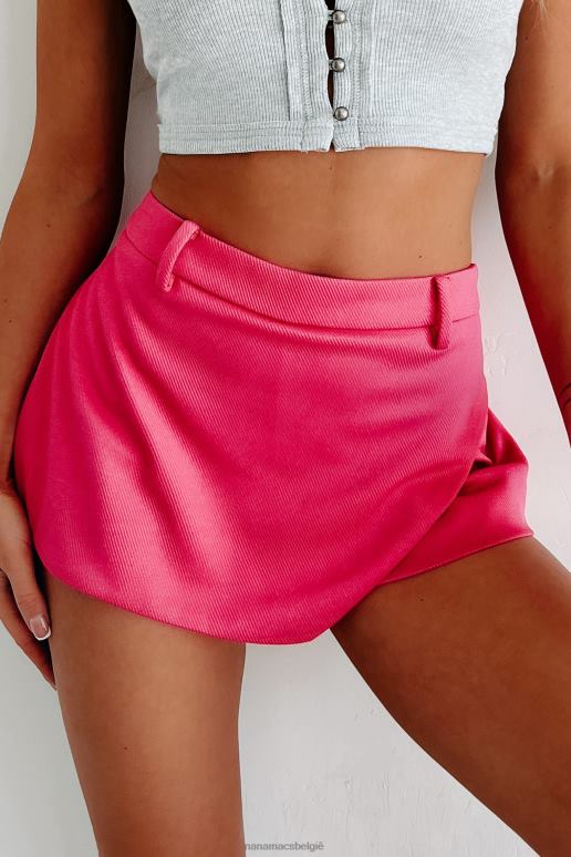 fuchsia ter informatie asymmetrische skort NanaMacs HPTT2762