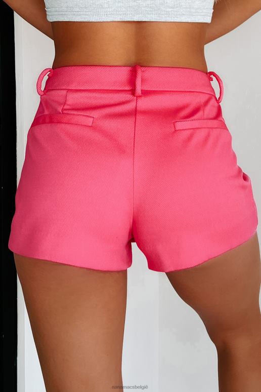 fuchsia ter informatie asymmetrische skort NanaMacs HPTT2762