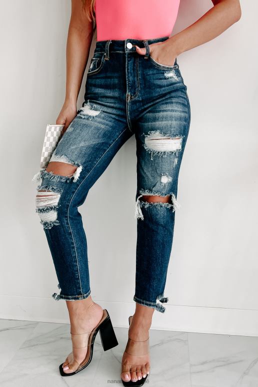 donker save your excuses high rise distressed riser boyfriend jeans NanaMacs HPTT3391