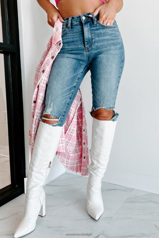 gemiddeld licht Rochester Dreams halfhoge speciale skinny jeans NanaMacs HPTT3498