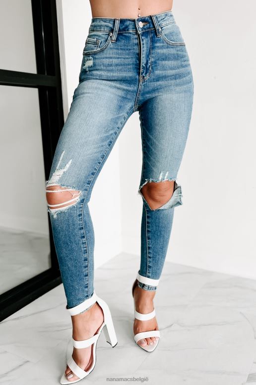 gemiddeld licht Rochester Dreams halfhoge speciale skinny jeans NanaMacs HPTT3498