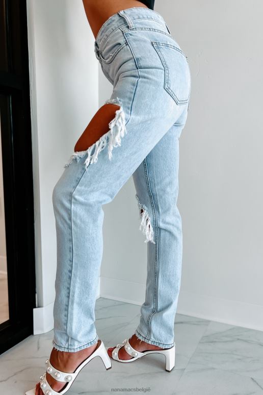 licht denim niet de high rise distressed boyfriend jeans van je vriendje NanaMacs HPTT3444