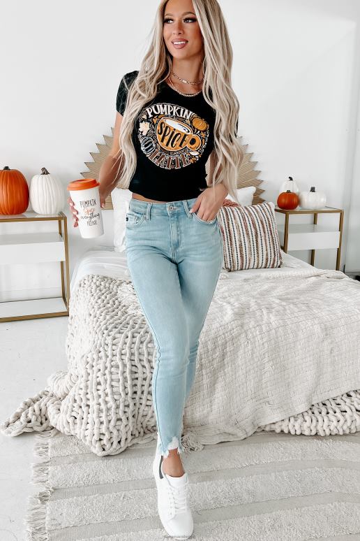 licht door middel van kancan jeans met hoge taille NanaMacs HPTT3433