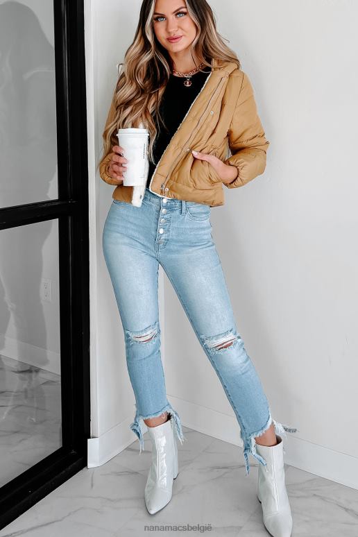 lichte steen mijn enige wens mid-rise distressed skinny jeans NanaMacs HPTT3496