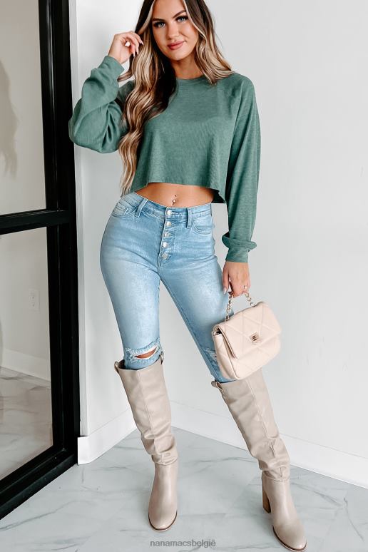 lichte steen mijn enige wens mid-rise distressed skinny jeans NanaMacs HPTT3496