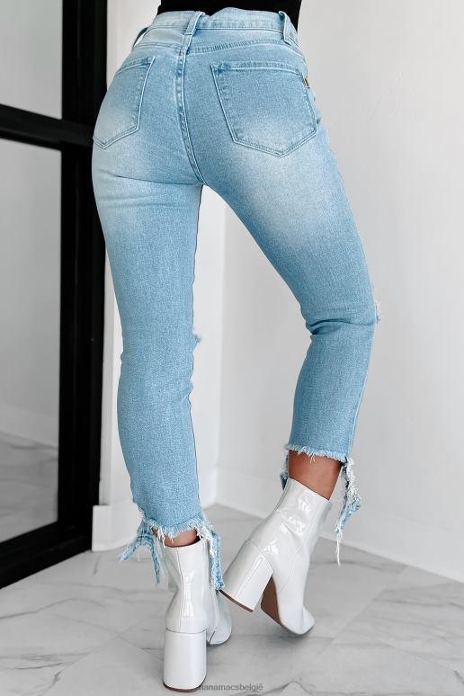 lichte steen mijn enige wens mid-rise distressed skinny jeans NanaMacs HPTT3496