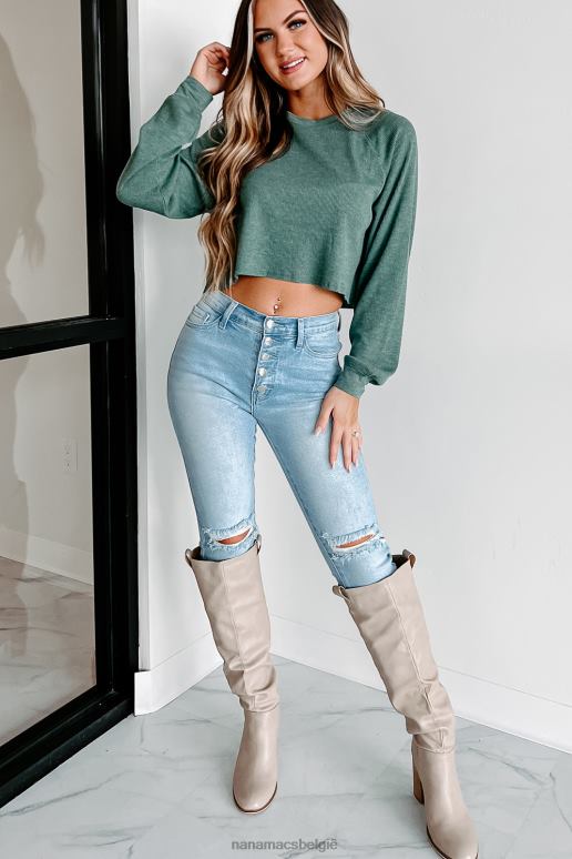 lichte steen mijn enige wens mid-rise distressed skinny jeans NanaMacs HPTT3496