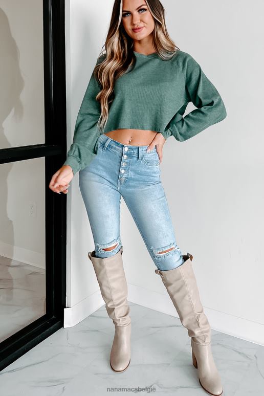 lichte steen mijn enige wens mid-rise distressed skinny jeans NanaMacs HPTT3496