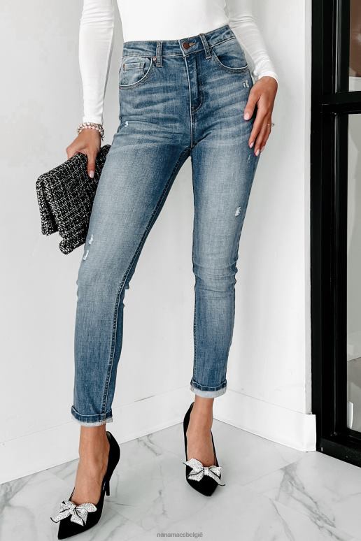 medium dexter skinny jeans met halfhoge taille NanaMacs HPTT3494