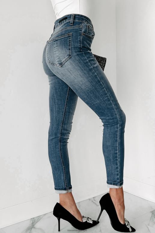 medium dexter skinny jeans met halfhoge taille NanaMacs HPTT3494